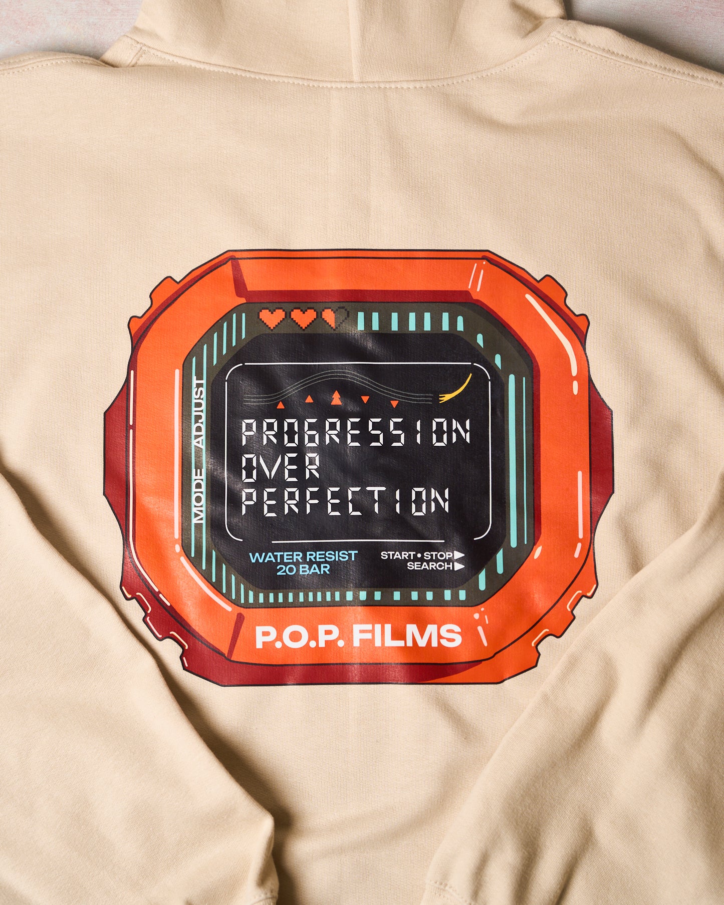Progression Over Perfection hoodie by P.O.P Films
