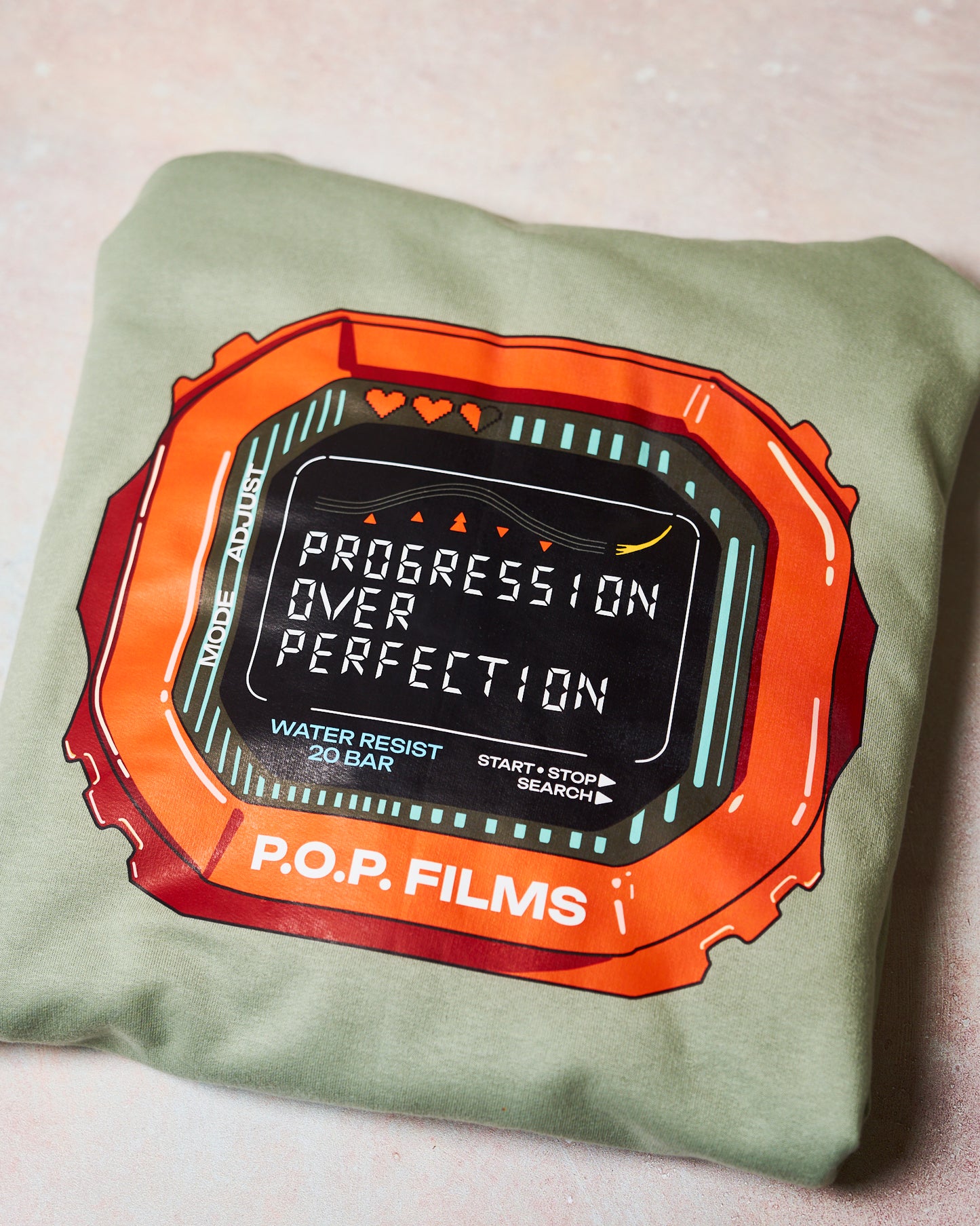 Progression Over Perfection hoodie by P.O.P Films